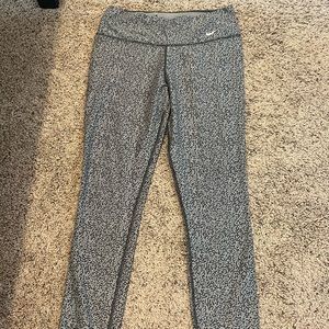 Grey and white Nike leggings, good shape, size medium